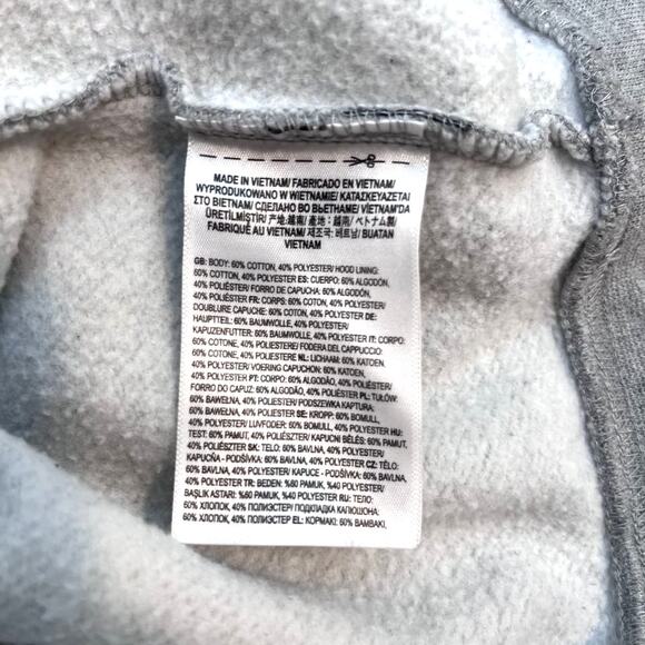 Vans Off the Wall hoodie surf dino heather gray youth XL - Picture 7 of 8